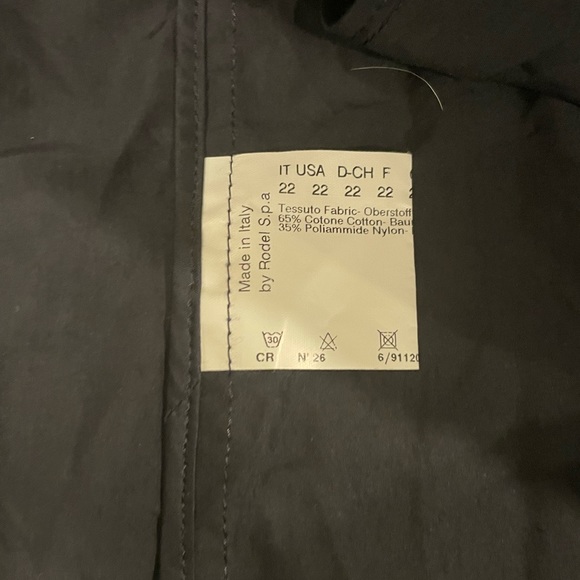 Cinzia Rocca Black Fall Coat Size 22 - Picture 3 of 4